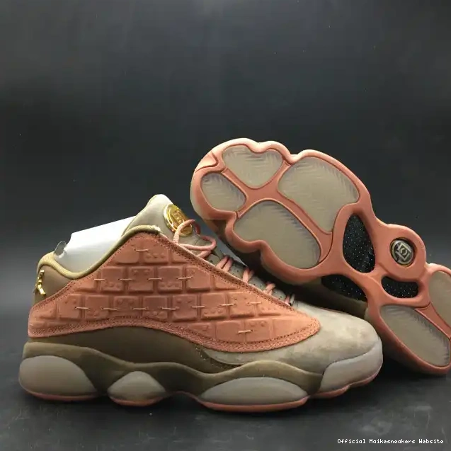 Official Maikesneakers Jordan Sepia Low Blush Stone Canteen-Terra Air CLOT 13 x AT3102-200 0406